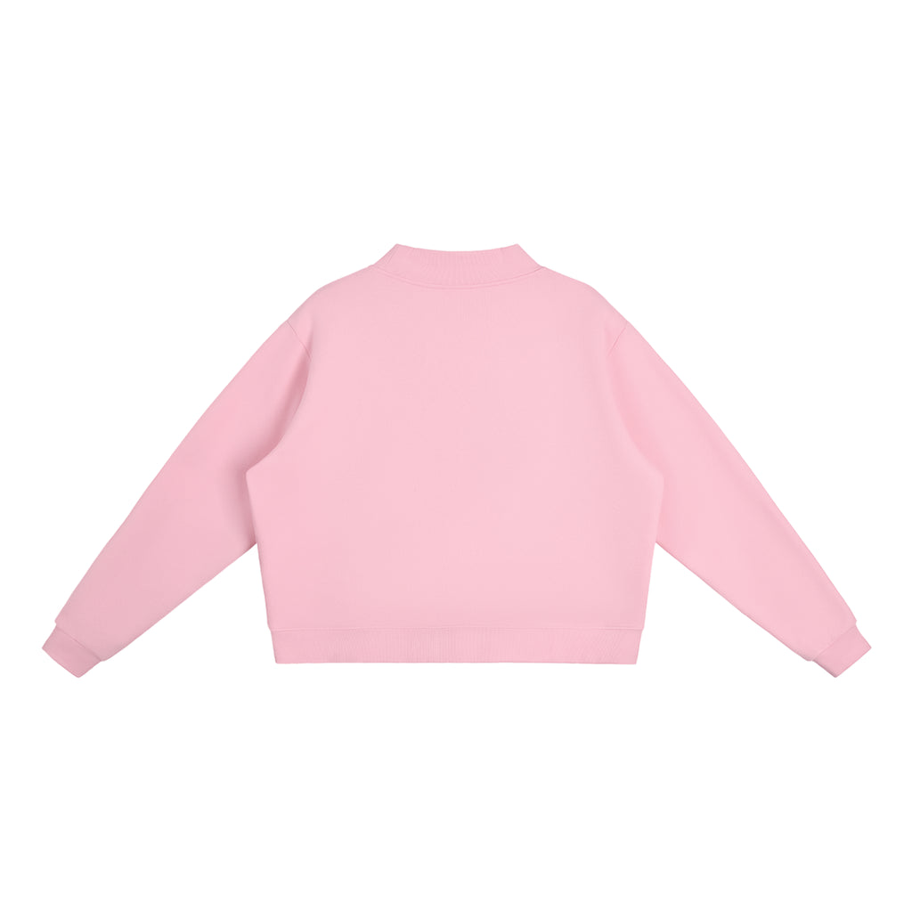 Sunset Mock-Neck Crew Sweatshirt