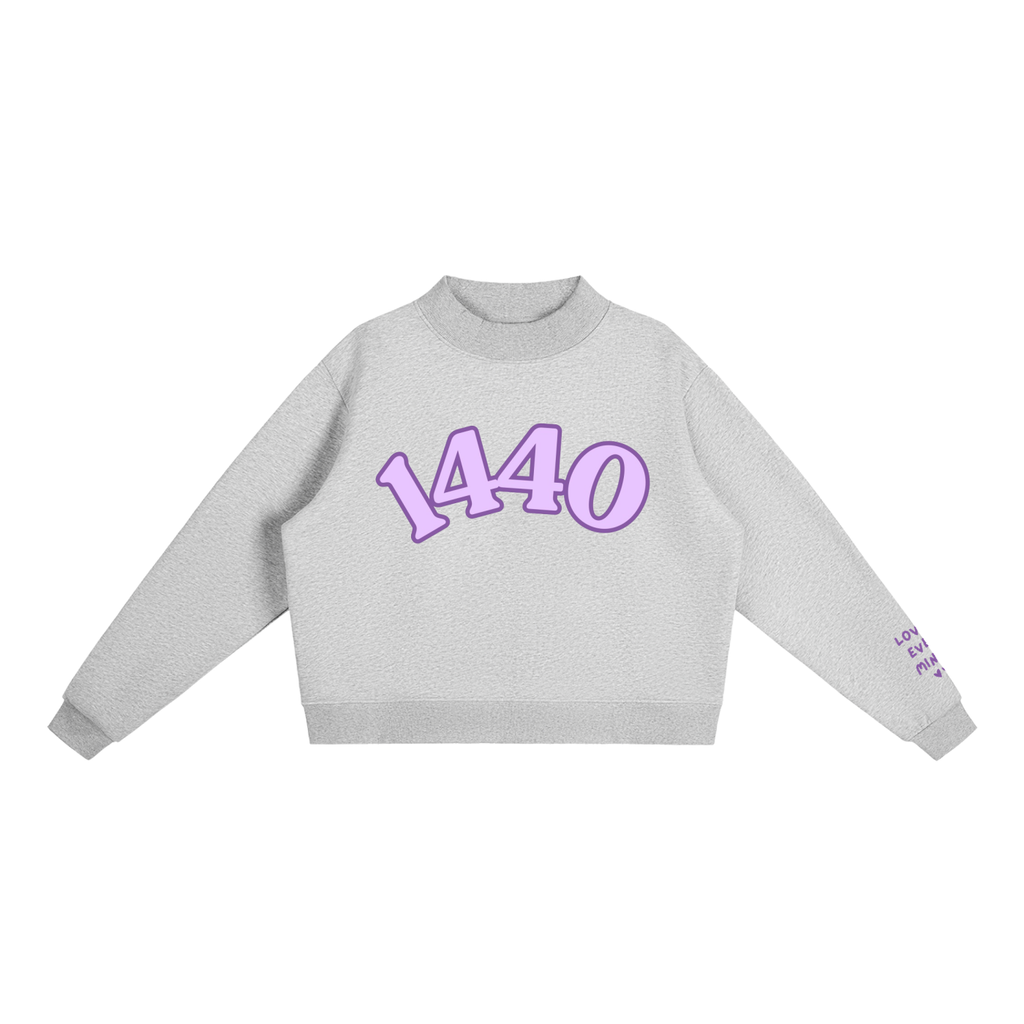 Perfectly Purple Mockneck