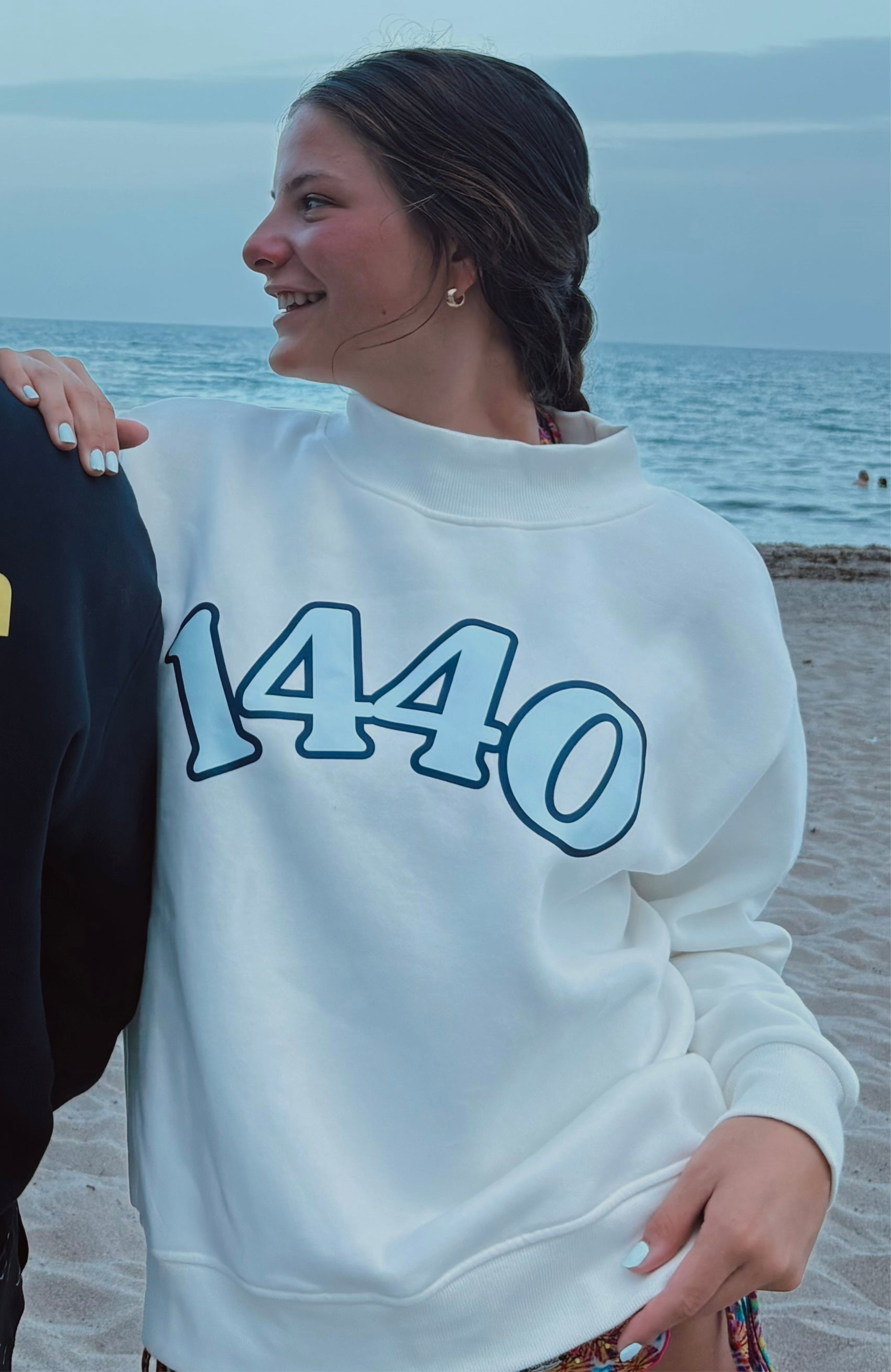 Poolside Mock-Neck