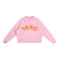 Sunset Mock-Neck Crew Sweatshirt