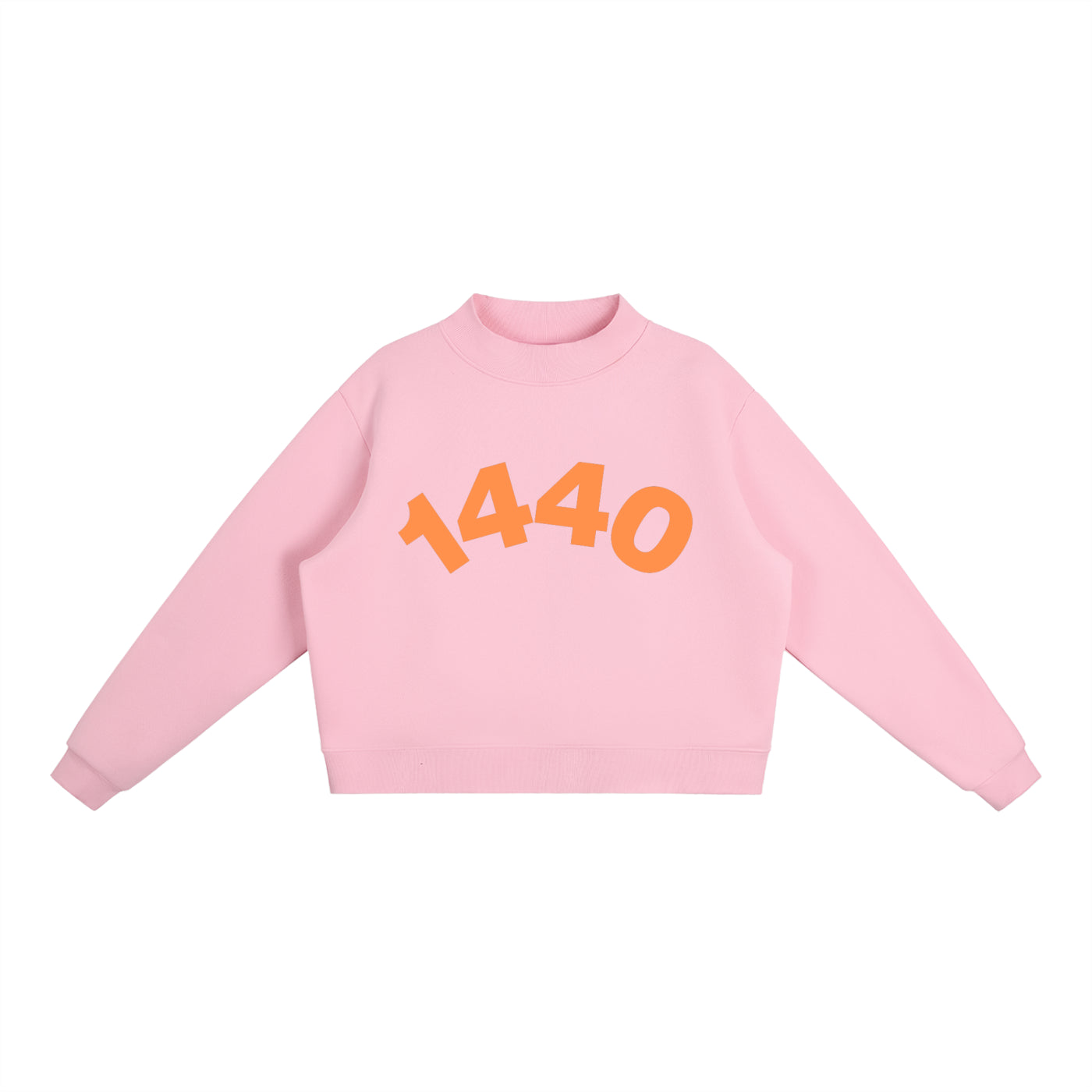Sunset Mock-Neck Crew Sweatshirt
