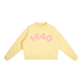 Pink Lemonade Mock-Neck Crew Sweatshirt